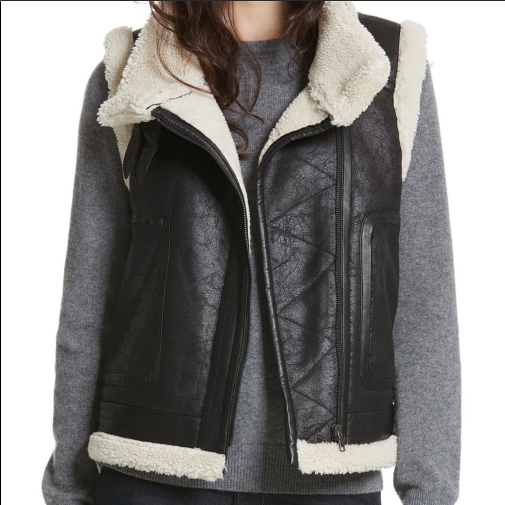 Joie - NWOT leather vest